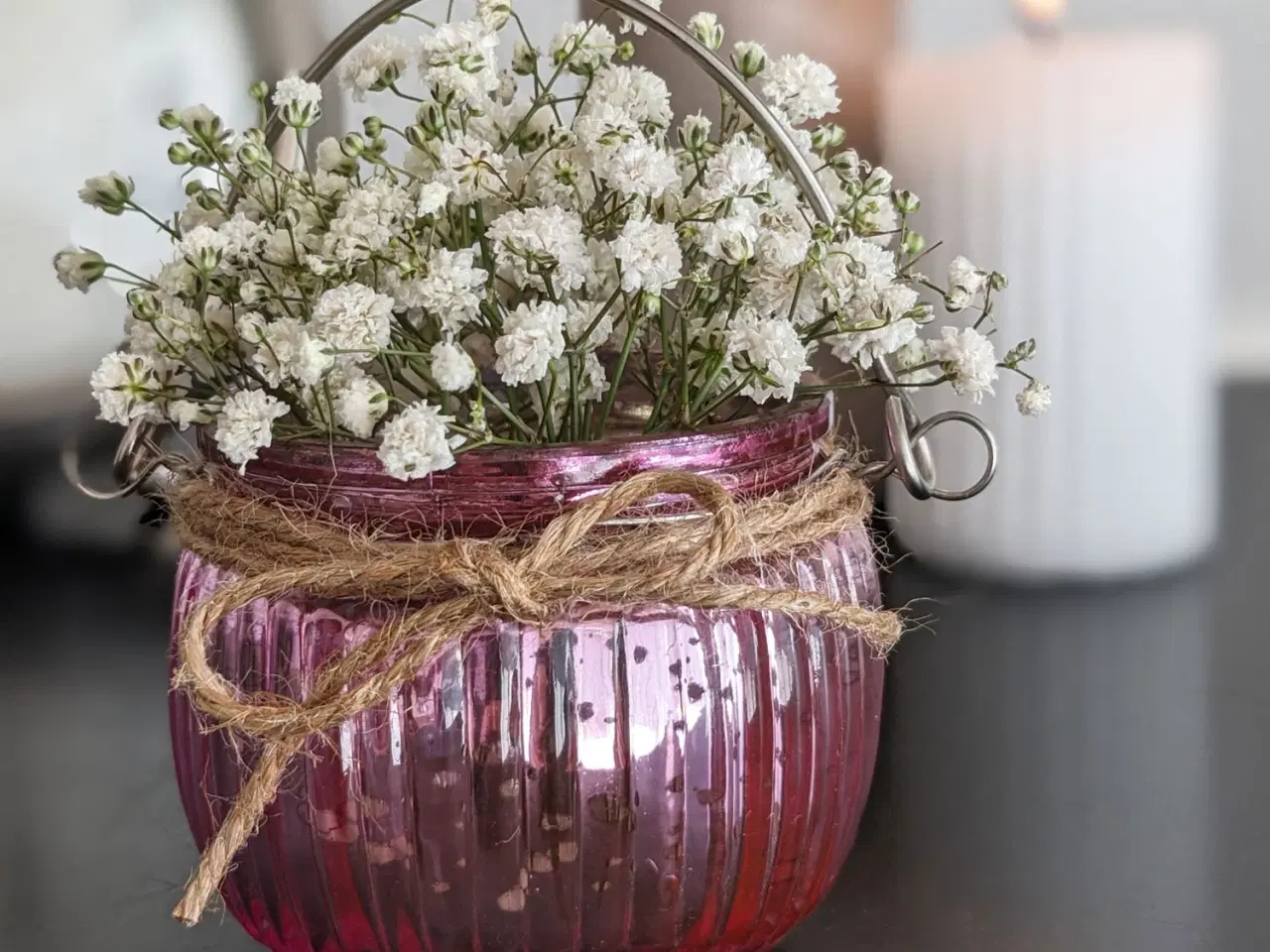 Billede 2 - Fyrfadsstager med hank - 100 stk.