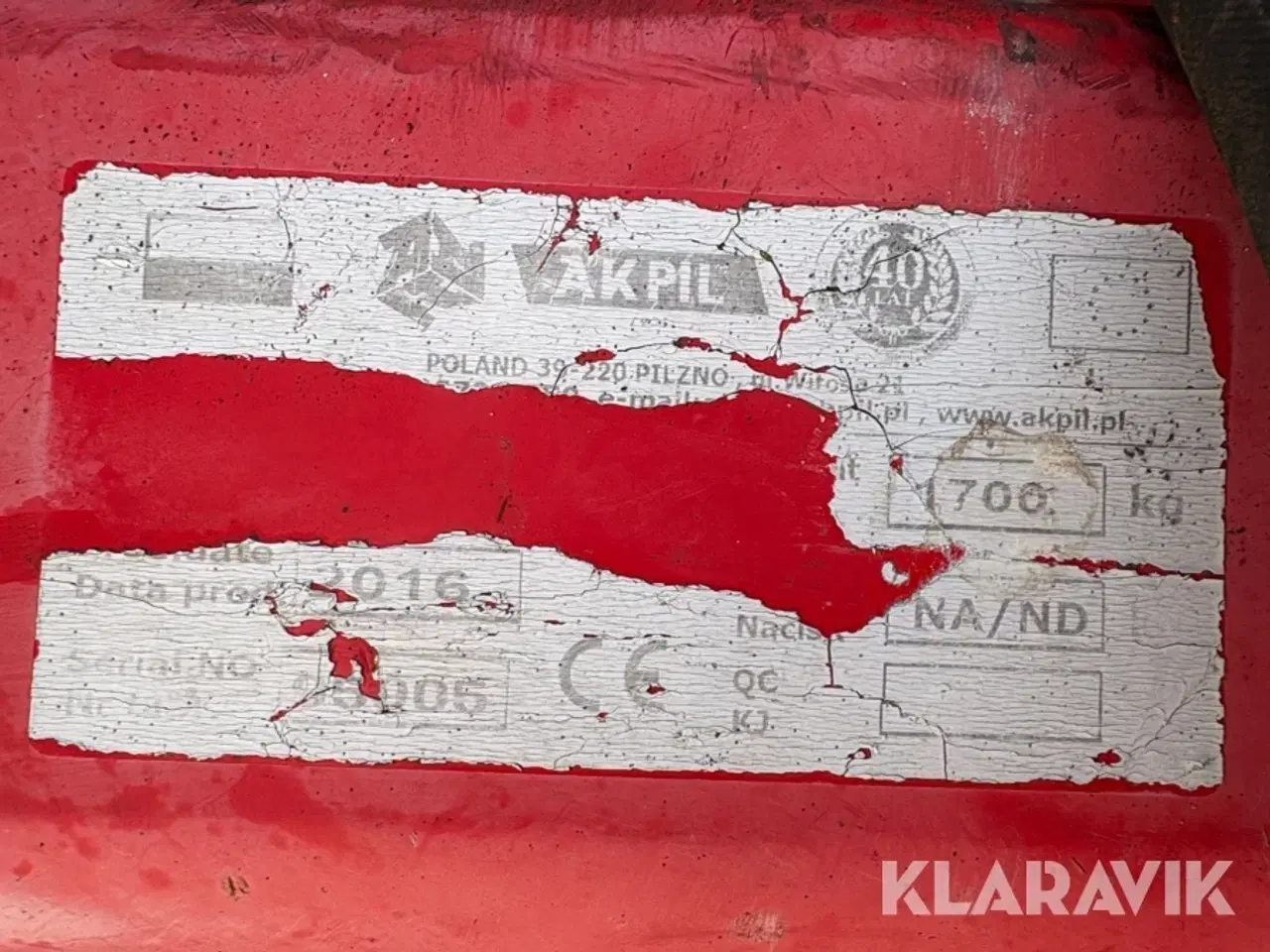 Billede 5 - Dybdeharve Akpil Raptor