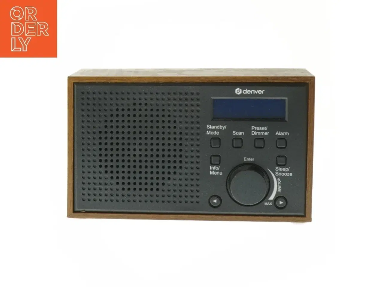 Billede 1 - FM/DAB+ radio fra Denver (str. 10x17x7,5 cm)