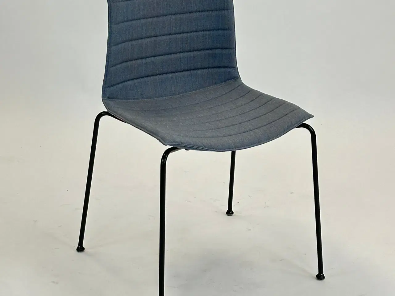 Billede 1 - Arper Catifa 46 Stol – Blå Sort Stel