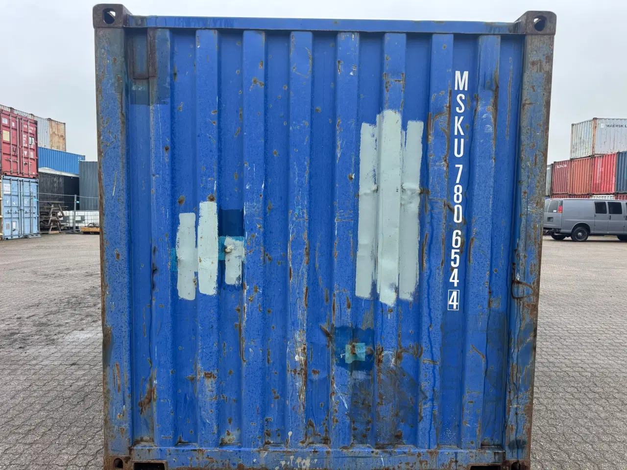 Billede 4 - Brugt 20 fods Isoleret Container-ID: MSKU 780654-4