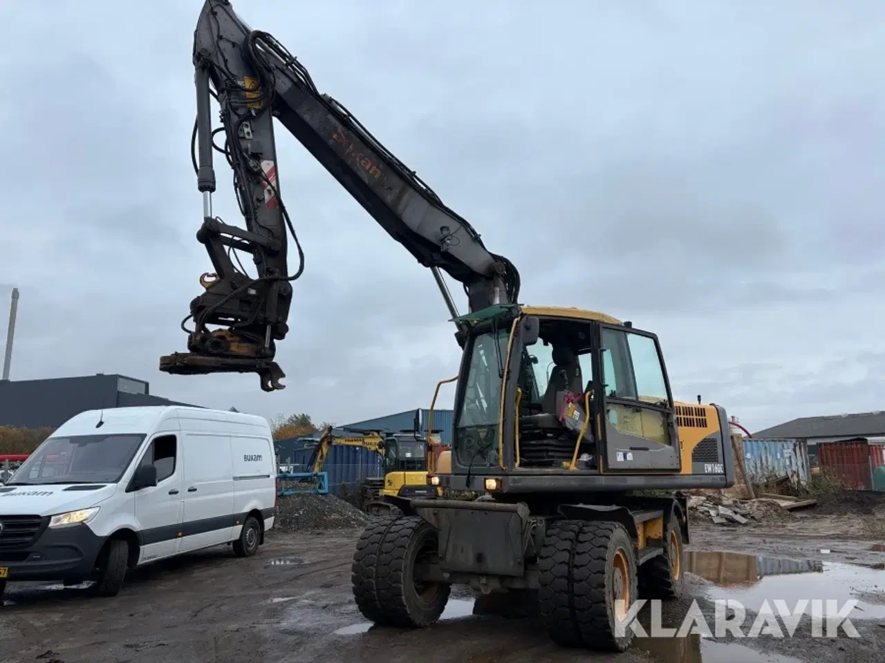 Billede 2 - Hjulgraver Volvo EW160C