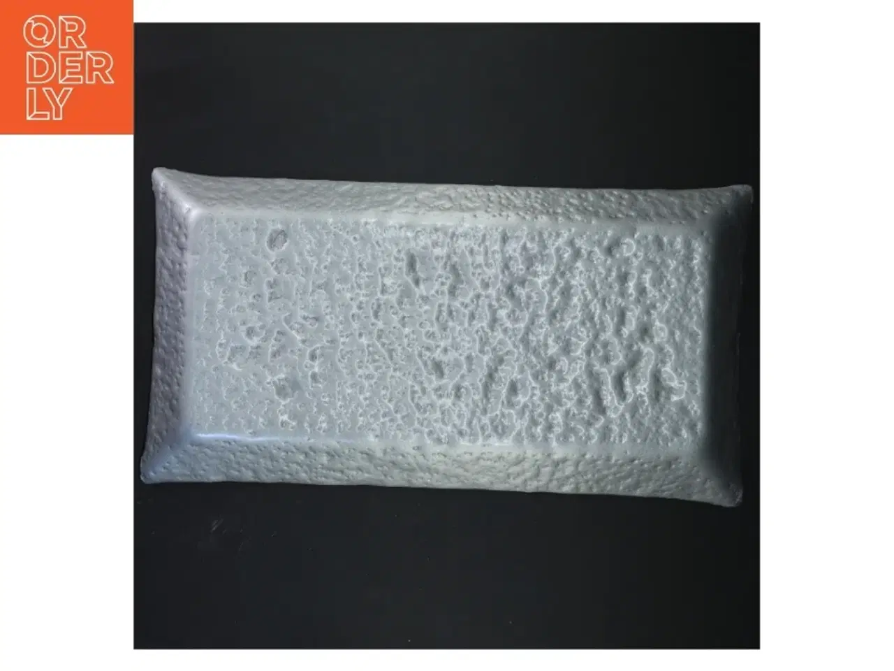 Billede 2 - Rektangulært keramikfad (str. 35x19x2,5 cm)