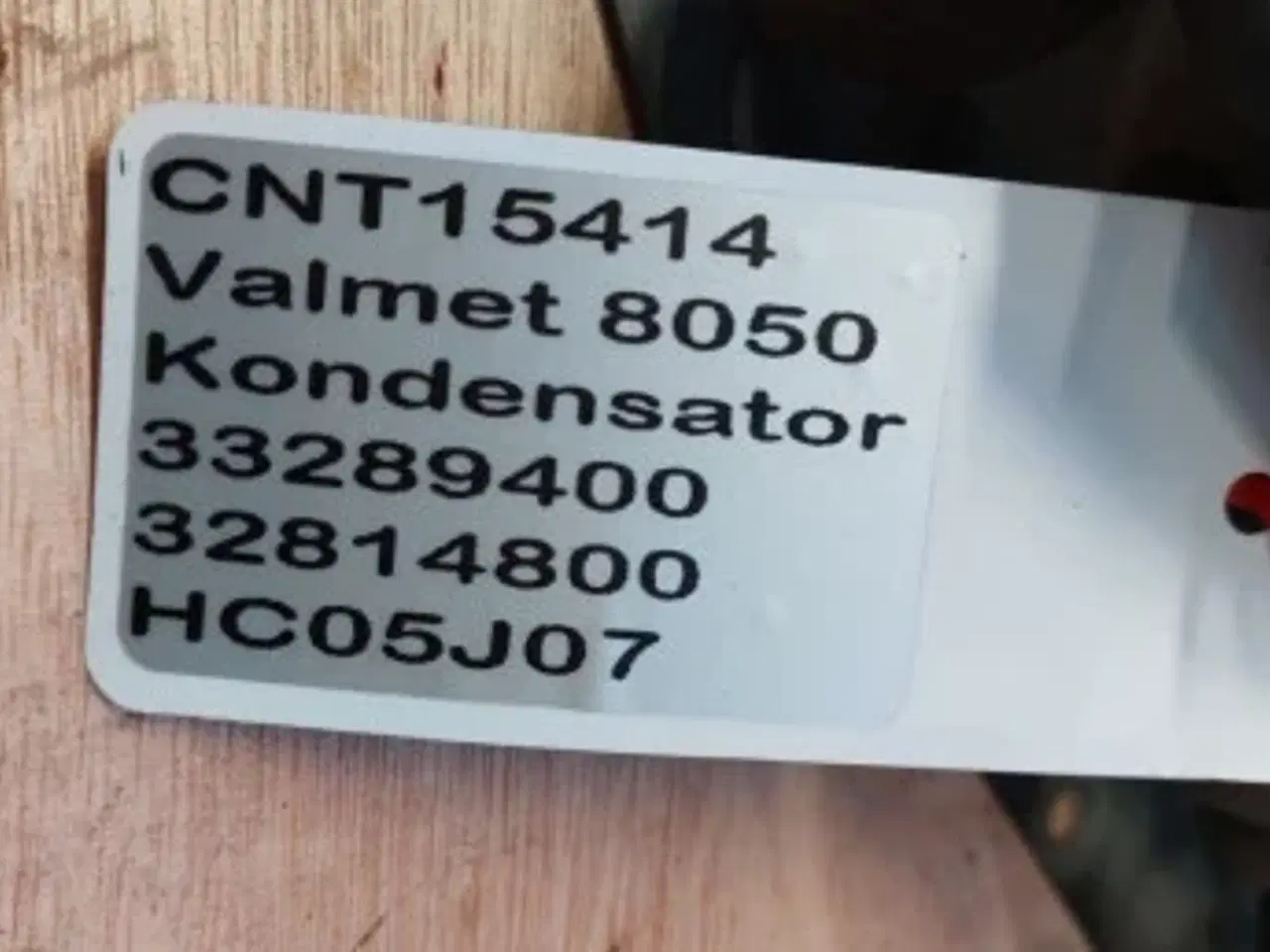 Billede 22 - Valmet 8050 Kondensator 33289400