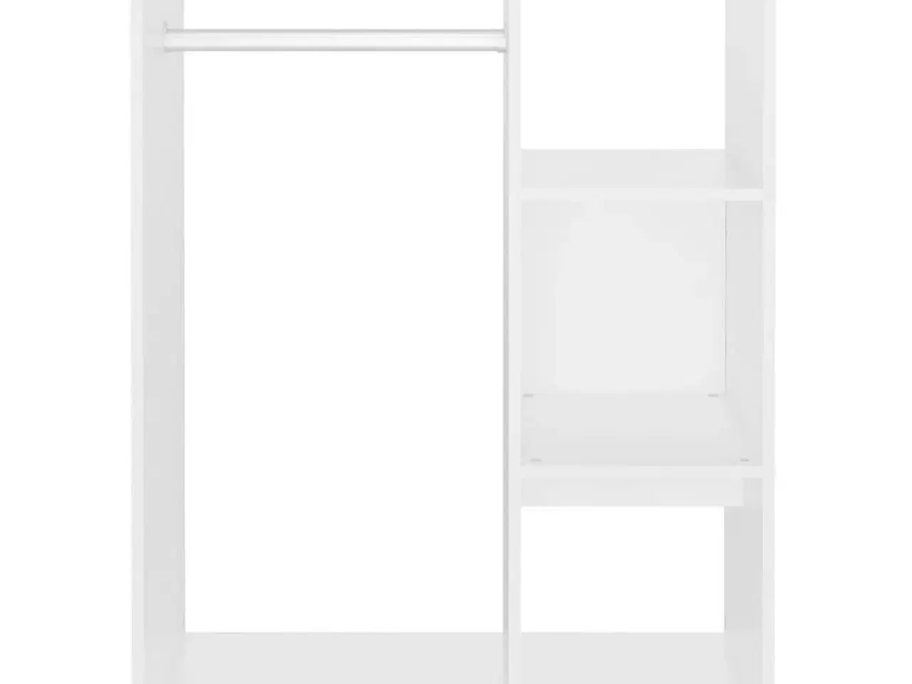Billede 5 - Garderobe 80x40x110 cm spånplade hvid