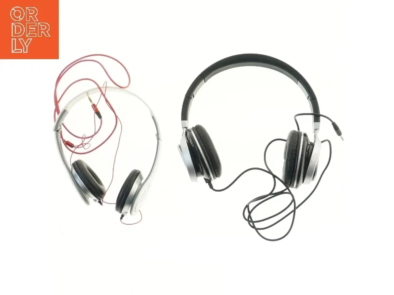 Billede 1 - To sæt hovedtelefoner med ledninger (str. Ø 16 og 19 cm)