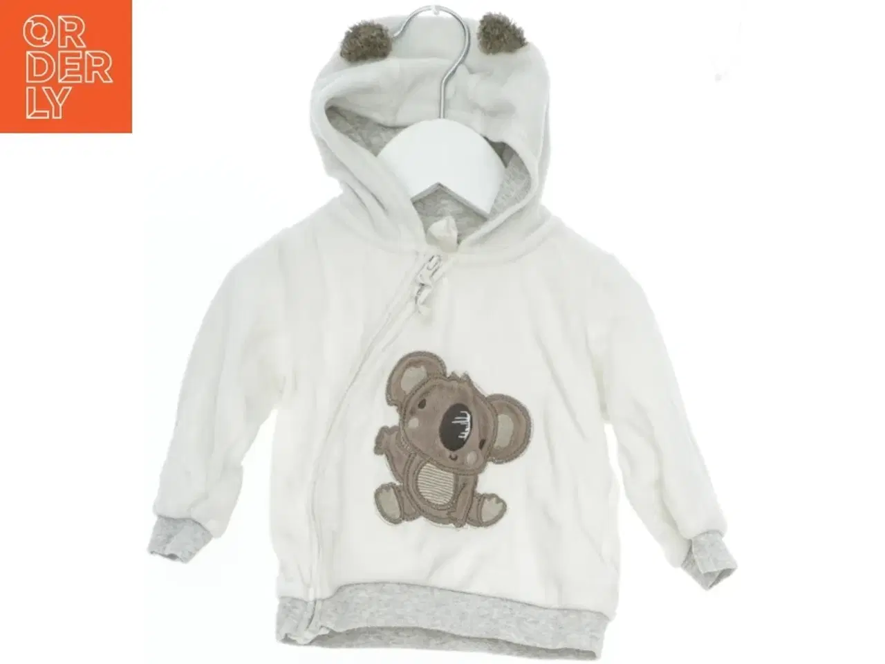 Billede 1 - Hvid hættetrøje med koala motiv fra H&M (str. 68)