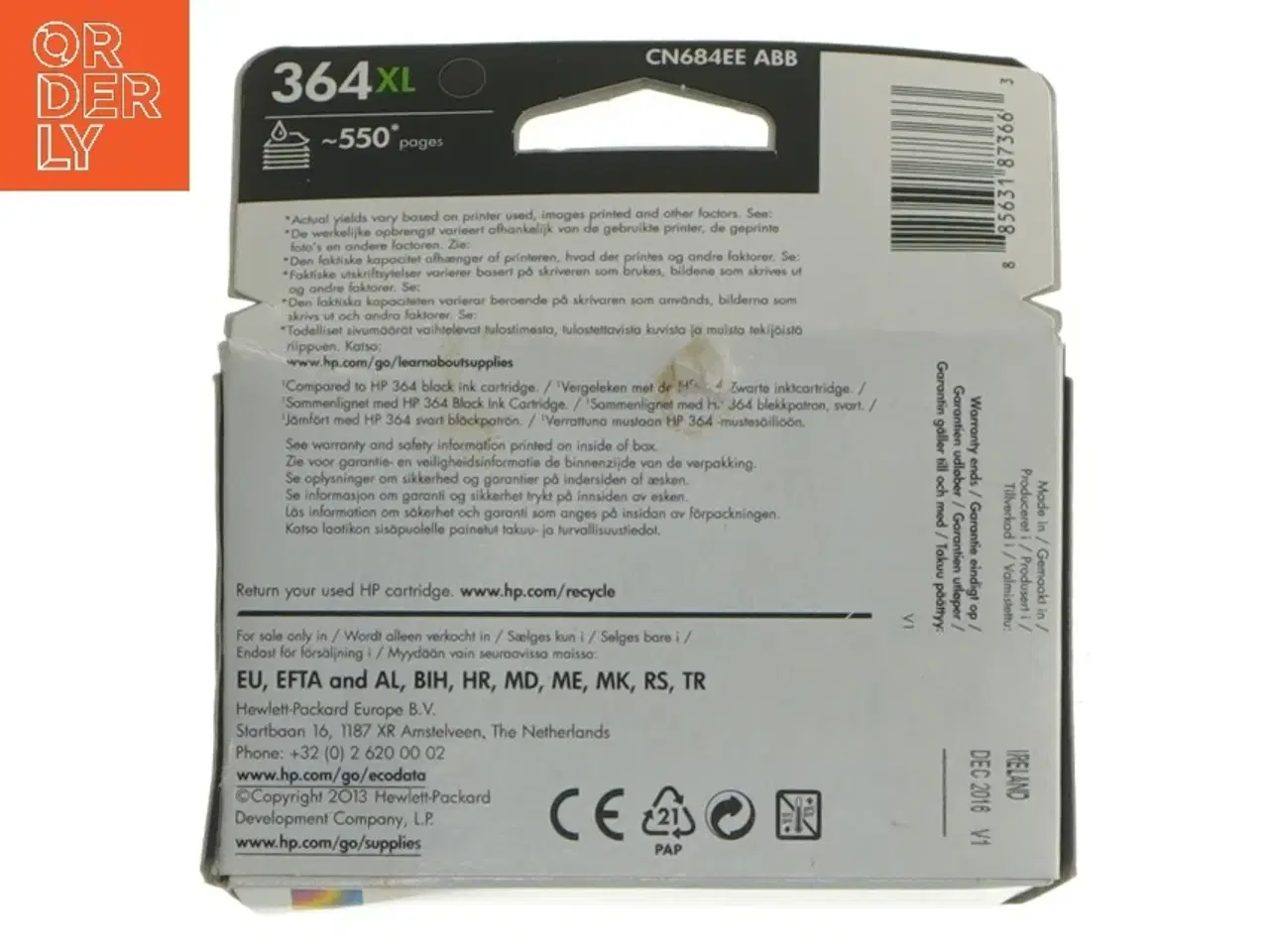 Billede 4 - HP 364XL blækpatron fra Hp (str. 11x11 cm)
