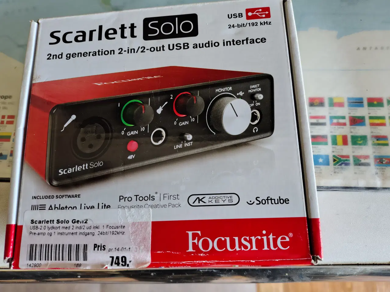 Billede 3 - Focusrite Scarlett Solo 2in2 Usb audio interface 