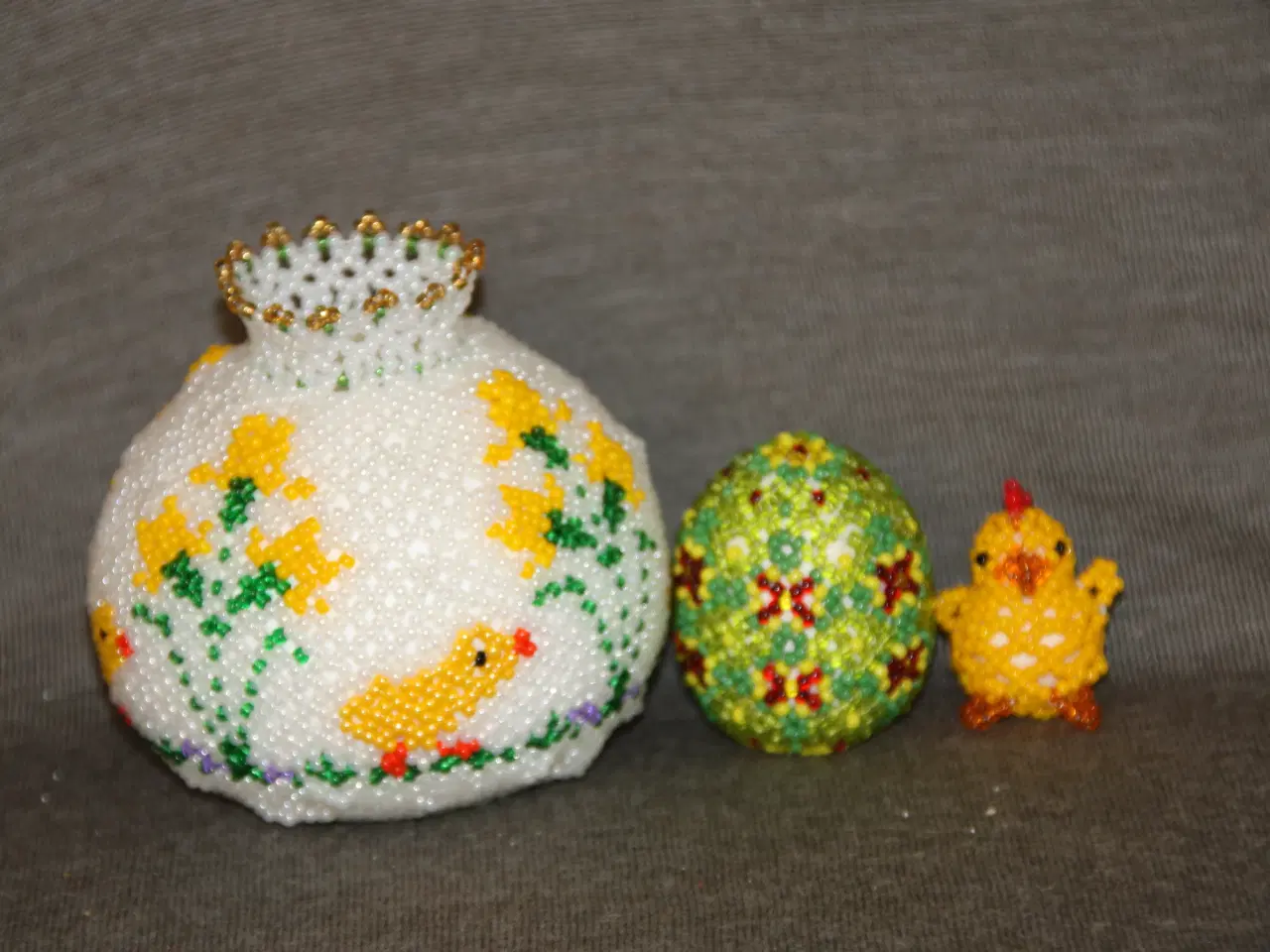 Billede 5 - Pynt til Påske Påskeæg 5 cm, Lysestager, 