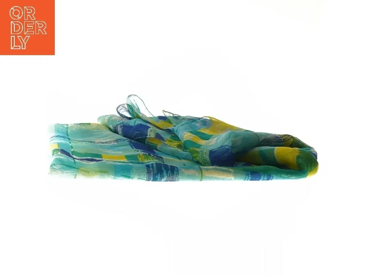 Billede 2 - Flerfarvet tørklæde 110x180 cm (str. 110x180 cm)