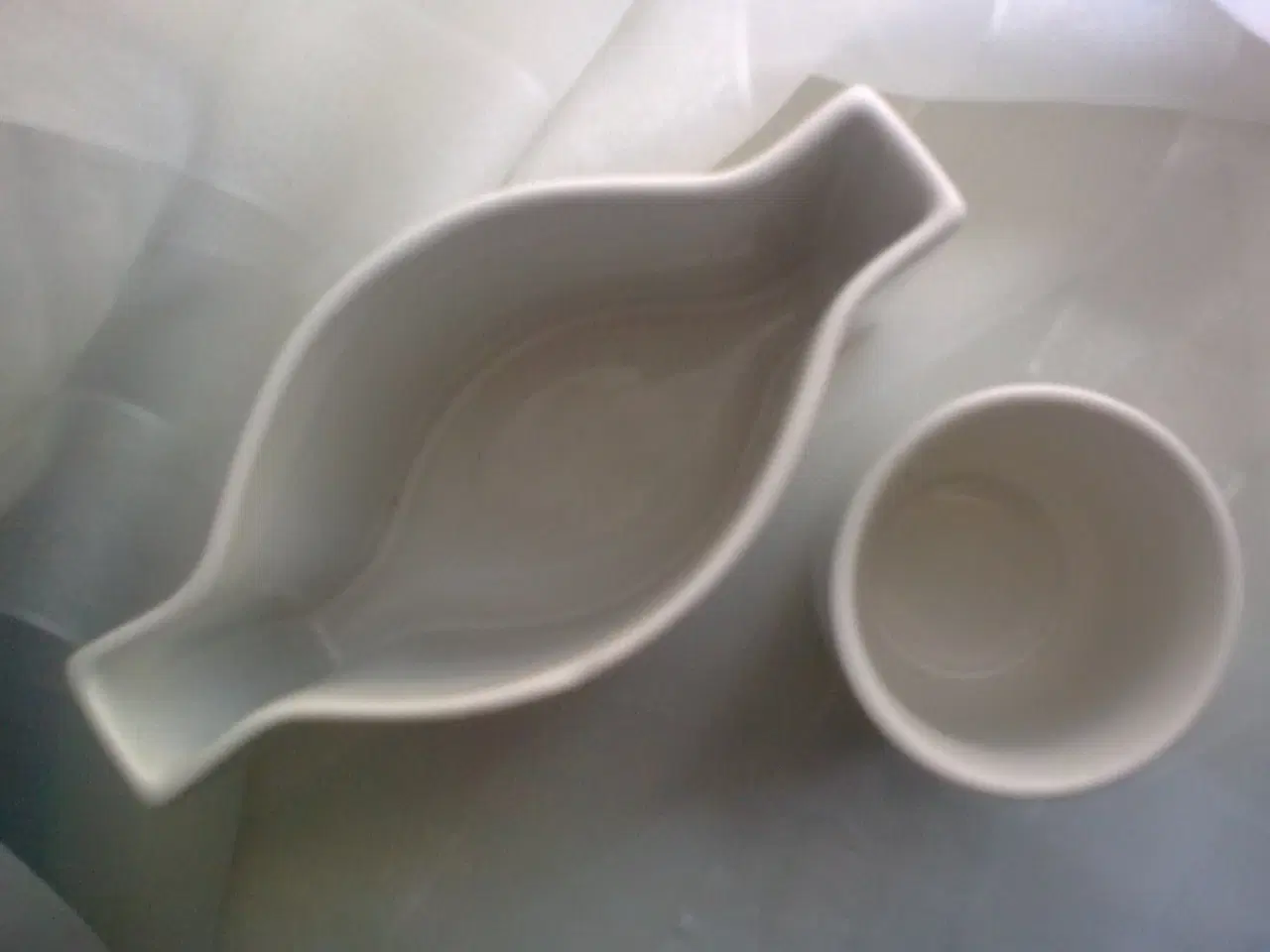 Billede 6 - Gustavsberg hvid form af Margareta Hannix