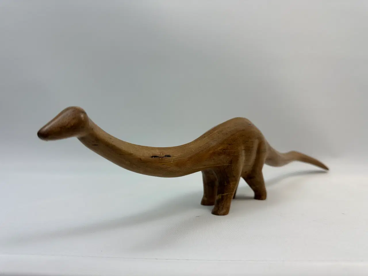 Billede 5 - Dinosaur figur / skulptur i massiv træ