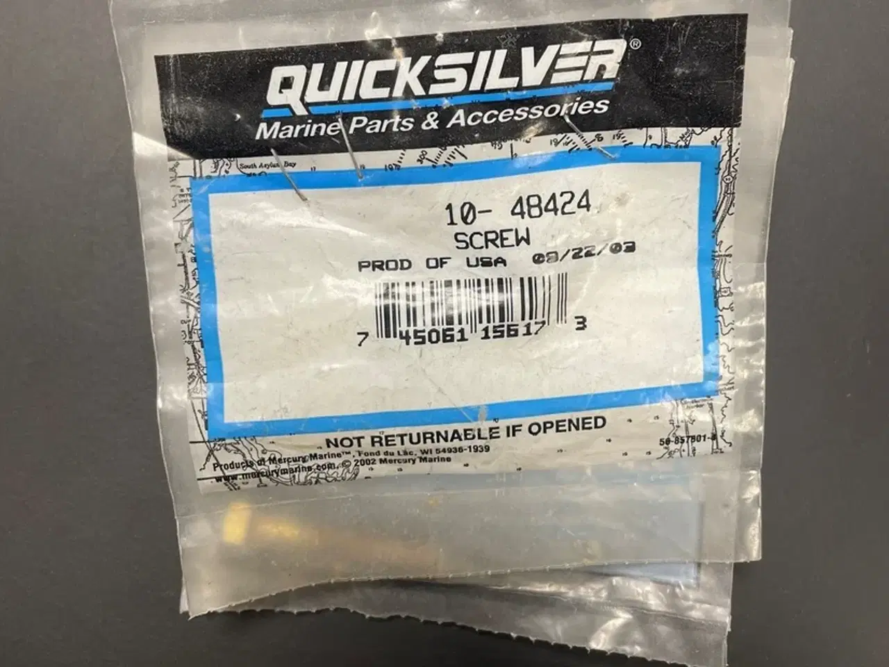 Billede 1 - Quicksilver screw (.375-16 x 1.620)  flywheel housing