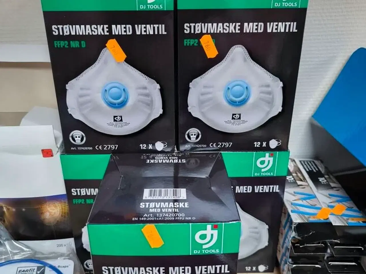 Billede 1 - 5 ks. DJ TOOLS støvmasker FFP NR D