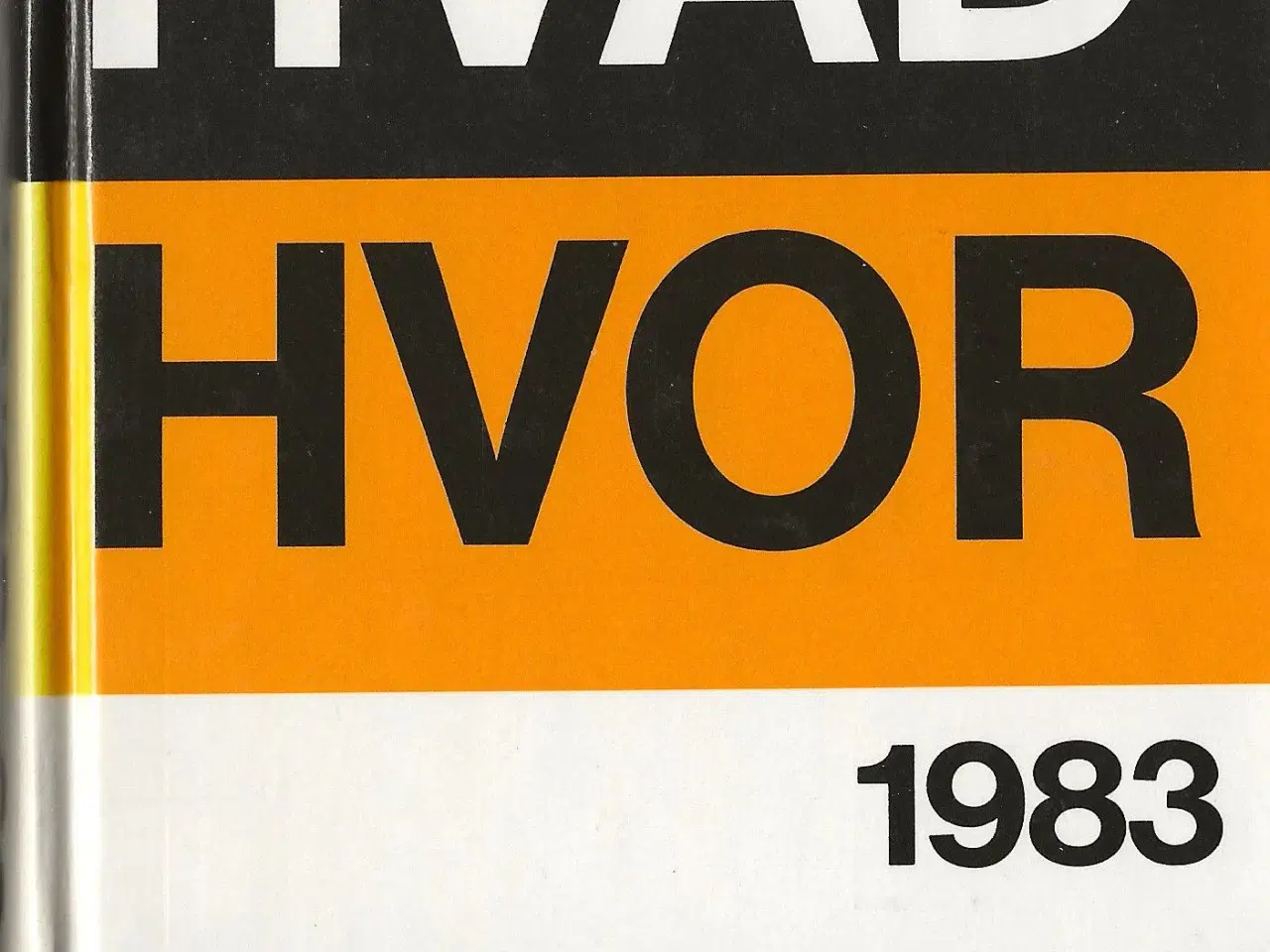 Billede 1 - Hvem-Hvad-Hvor 1983