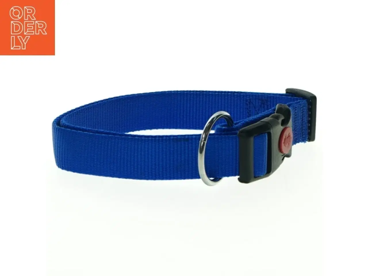 Billede 1 - Blå hundehalsbånd (str. 35 cm lang)