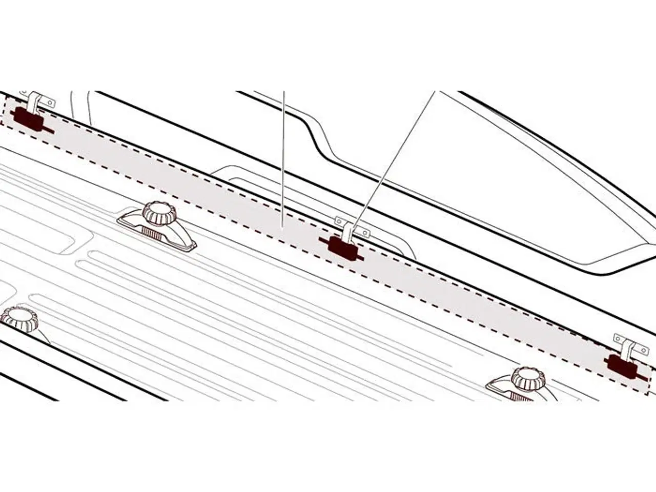 Billede 1 - Thule låseskinne pacific 200