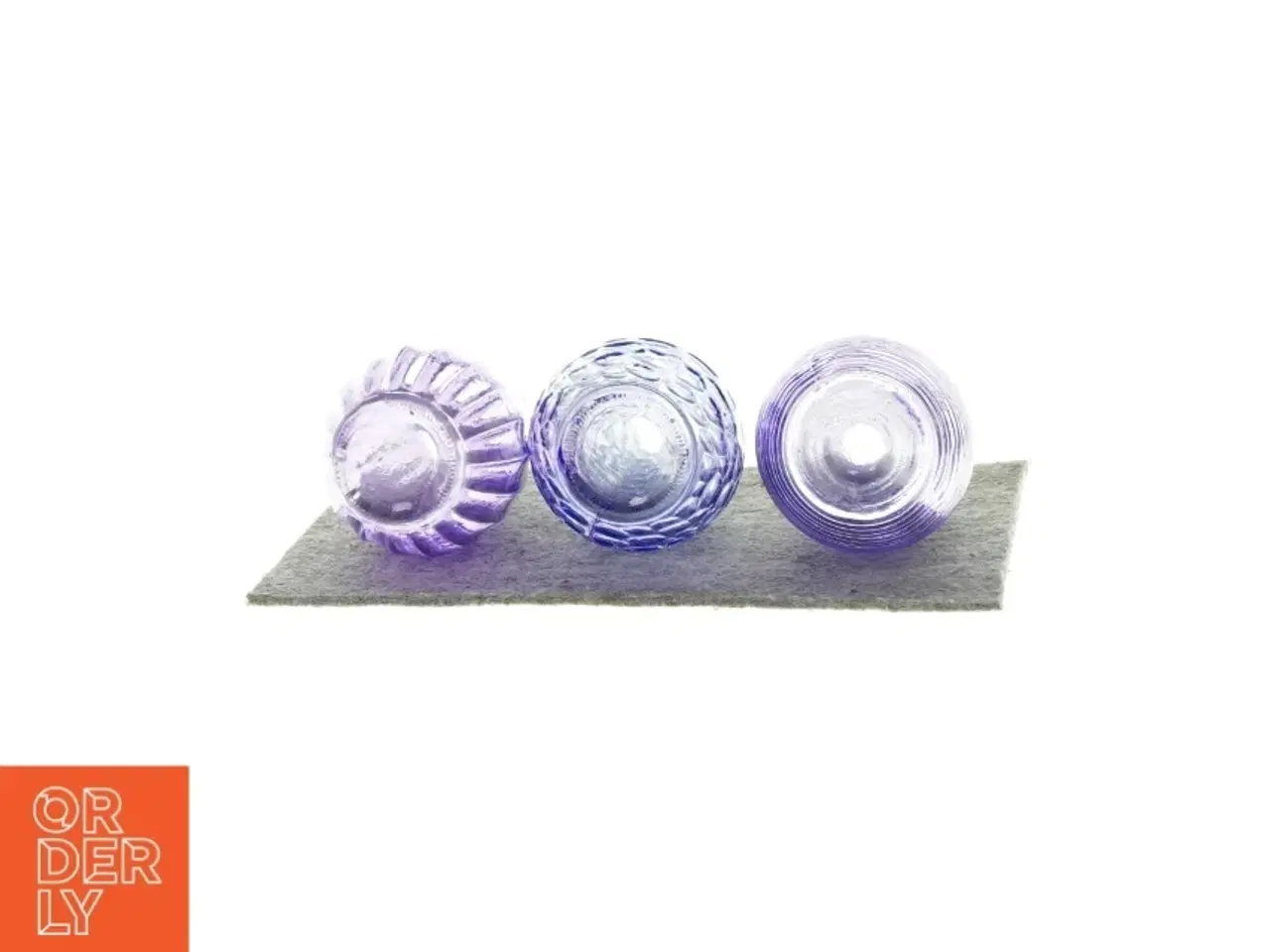 Billede 3 - Glasvaser (3 stk) fra Ukendt (str. H: 15 cm)