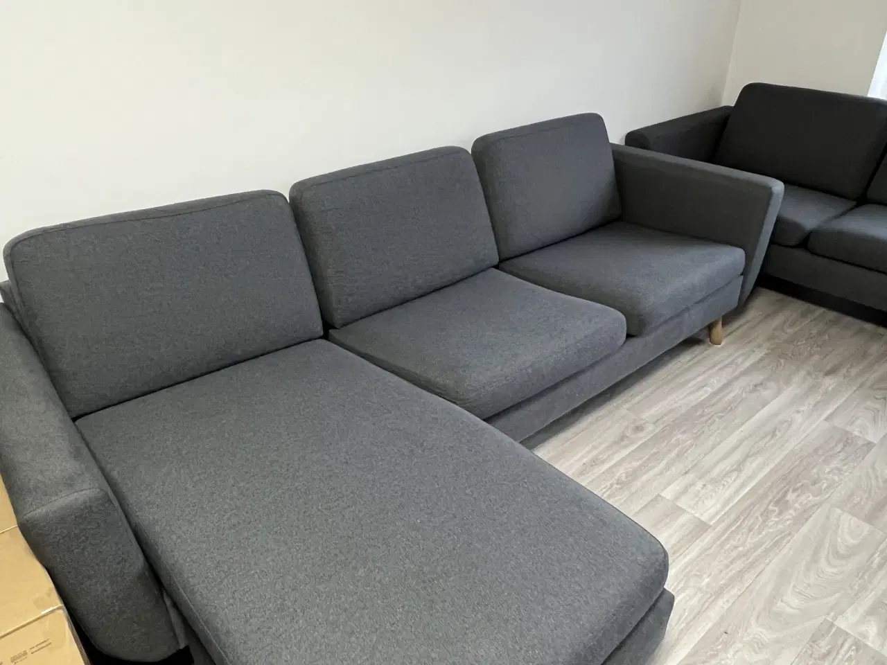 Billede 7 - 3 Personers VENDBAR sofa med chaiselong, BETRÆK KA