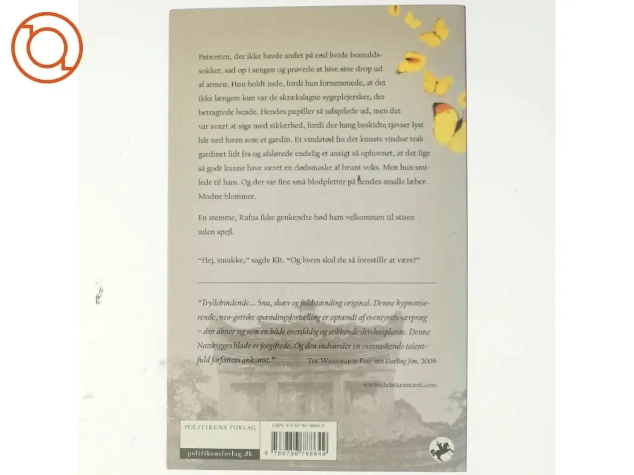 Billede 3 - Kejserens port : roman af Christian Mørk (Bog)