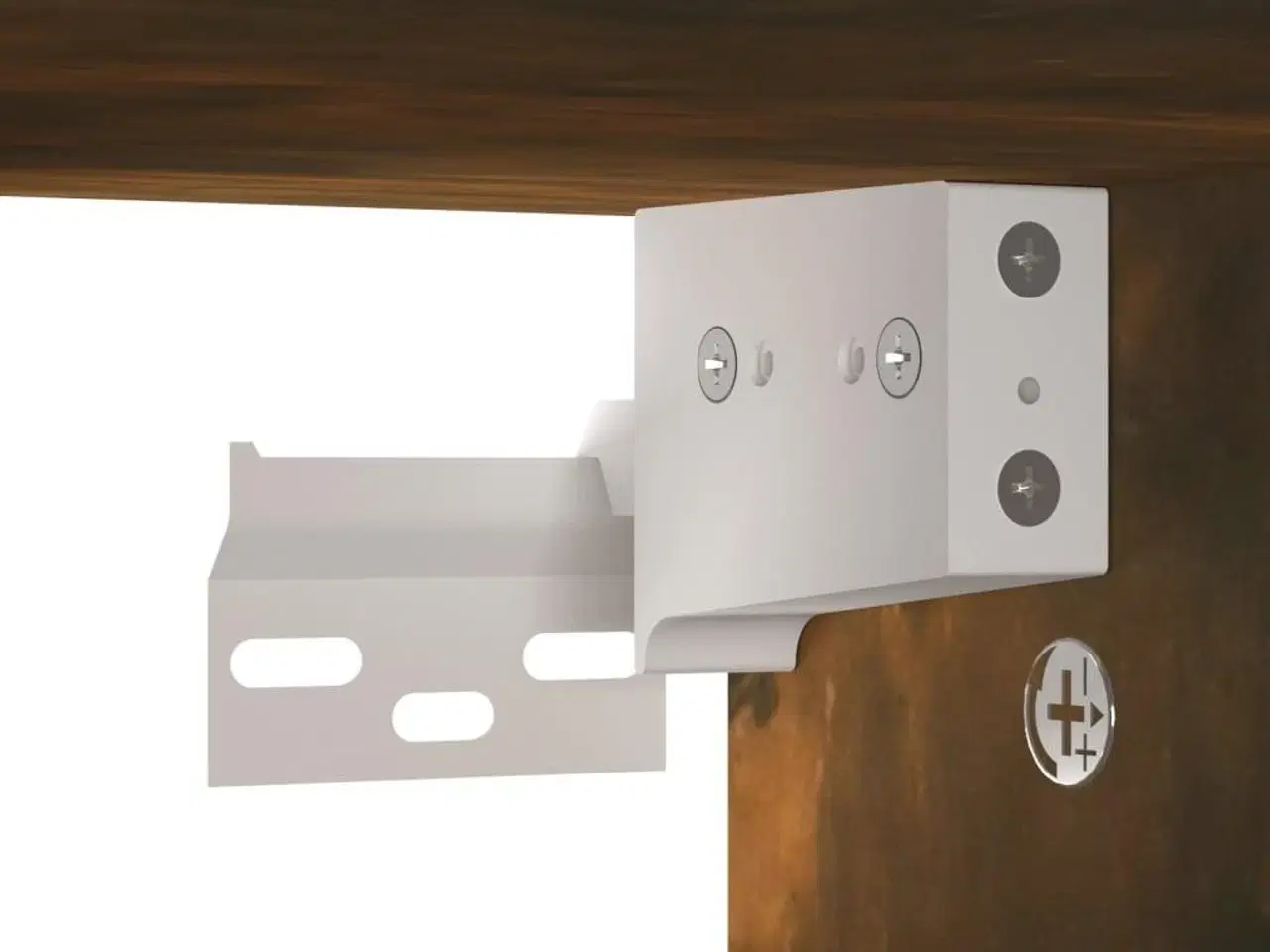 Billede 8 - Skoreol 60x35x70 cm konstrueret træ røget egetræ