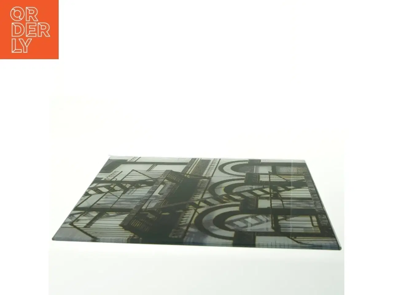 Billede 4 - Fotoplade med brandtrappe motiv (str. 30 x 30 cm)