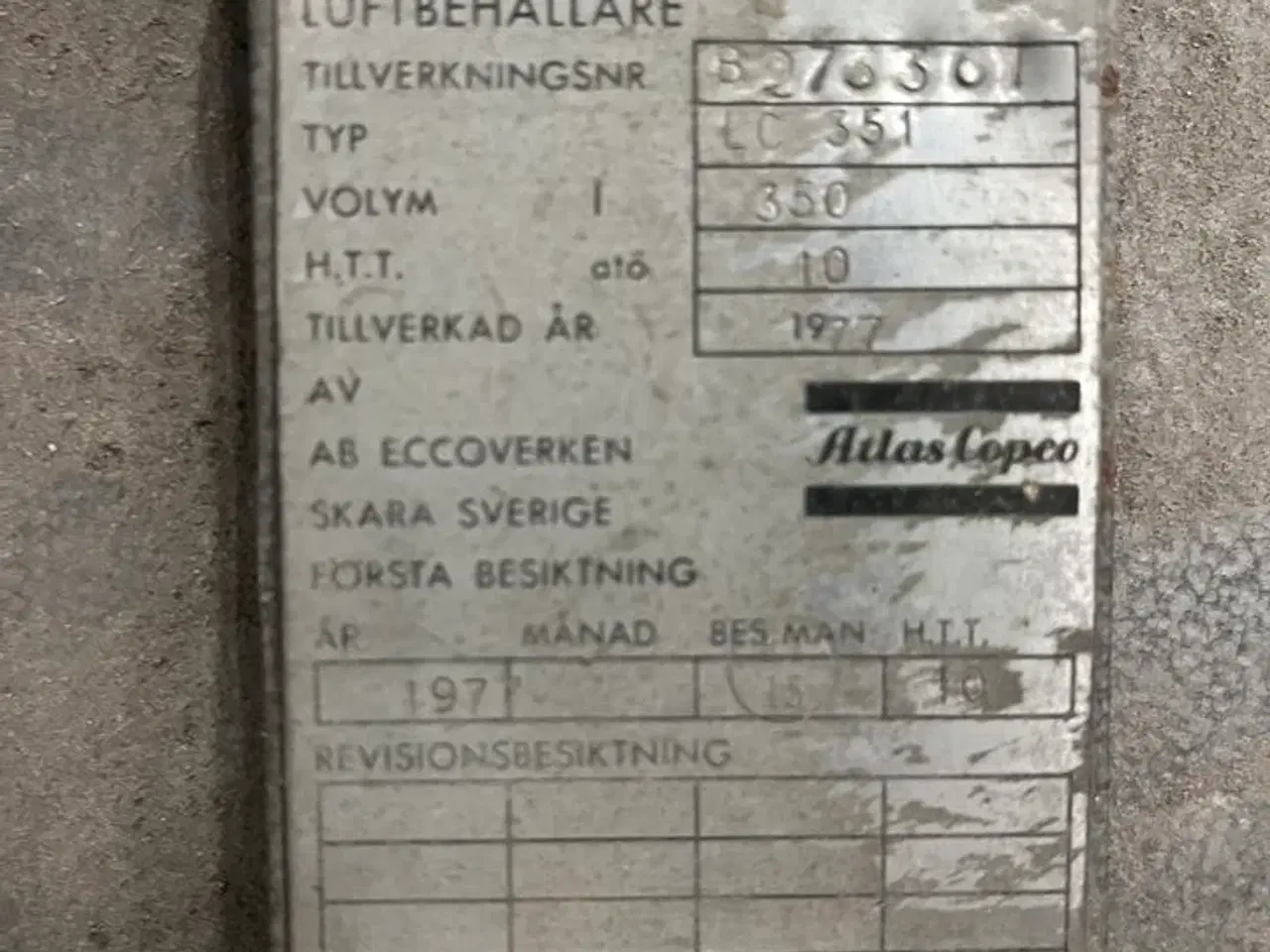 Billede 2 - Kompressor, Atlas Copco