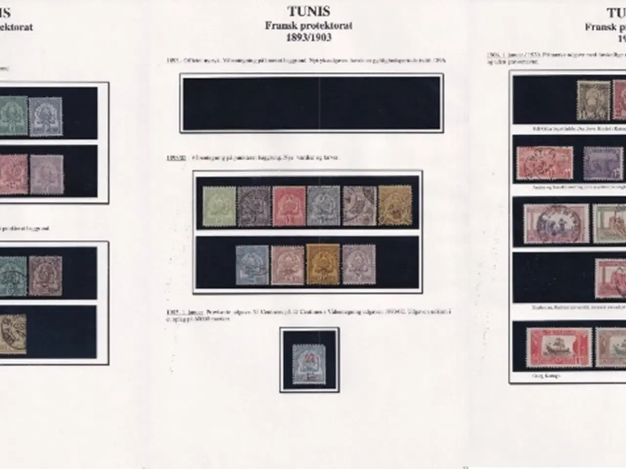 Billede 2 - Frimækesamling Tunis (fr. koloni) sælges