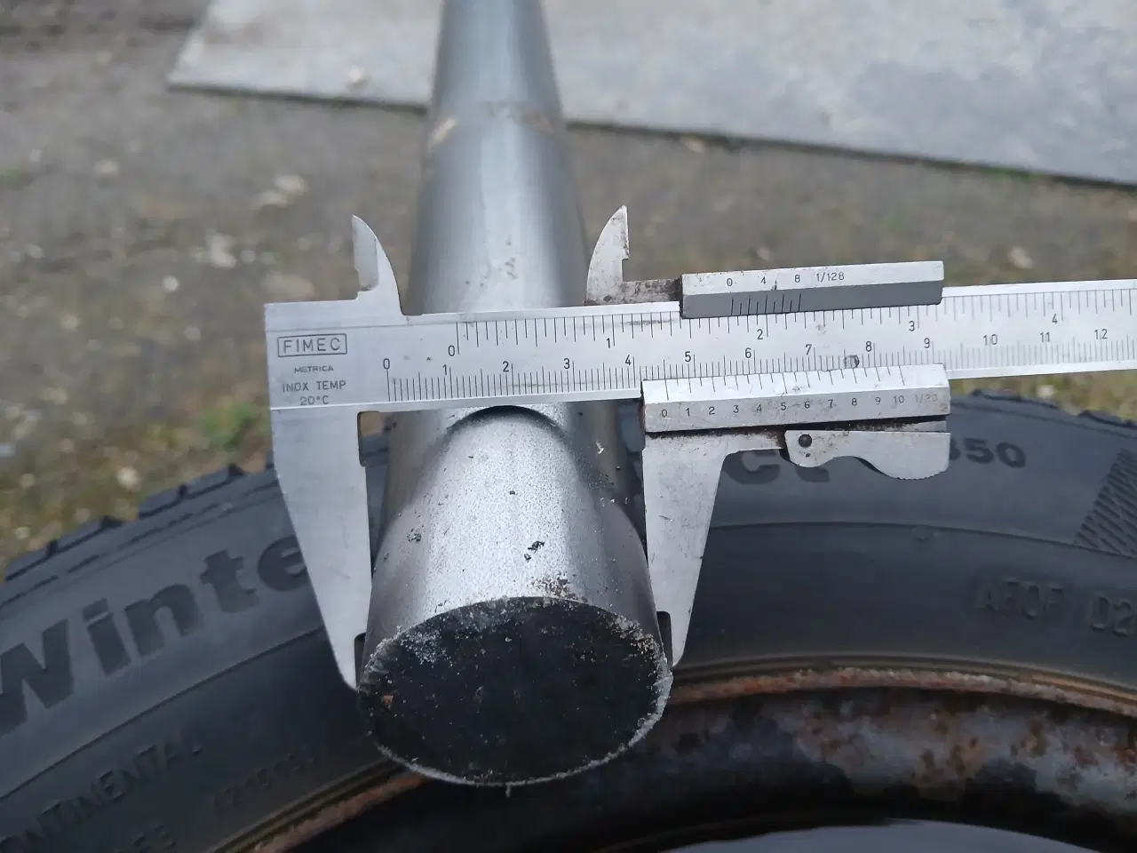 Billede 2 - Rundstål rundjern stålstang 45 mm diameter