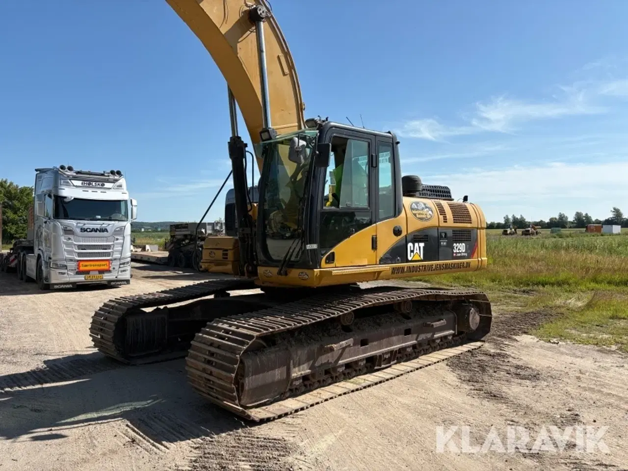 Billede 3 - Gravemaskine Caterpillar 329D Long Reach
