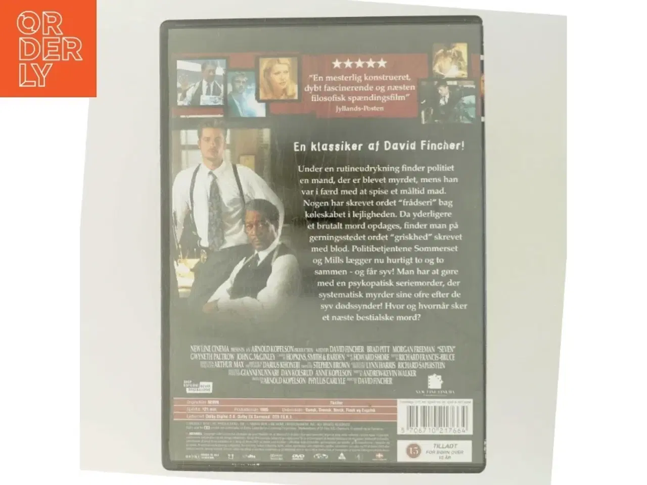 Billede 3 - Seven med Brad Pitt (DVD)