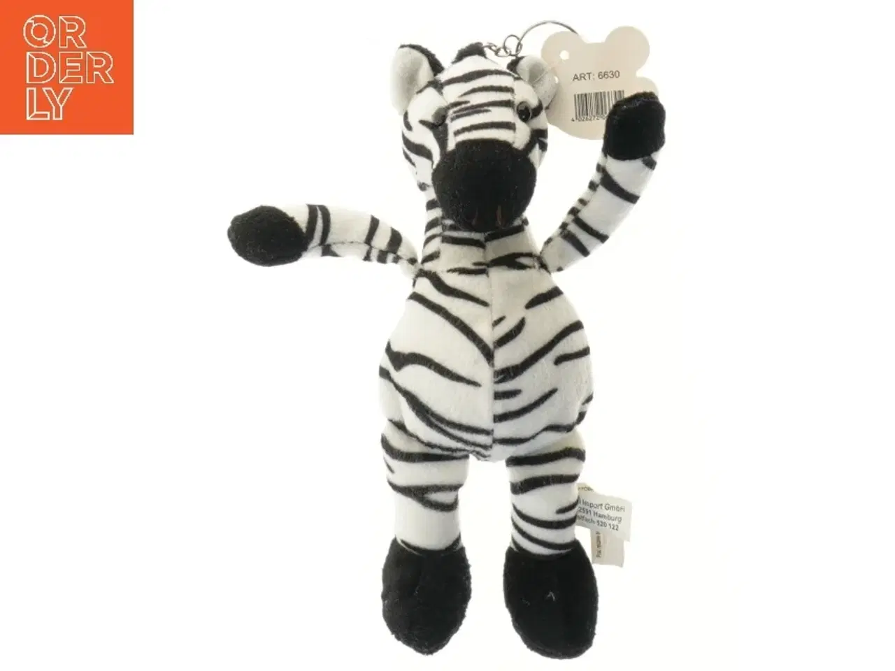 Billede 1 - Zebra bamse fra Paul (str. 20 cm)