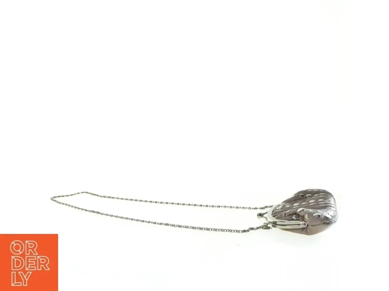 Billede 3 - Sølv nitter Taske med smykke kæde fra Sonize (str. 21 x 11 cm)