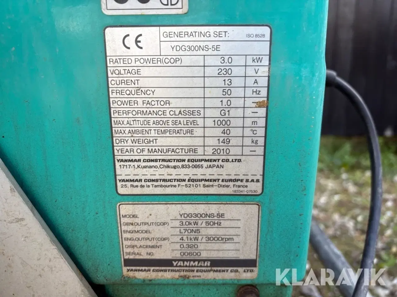 Billede 3 - Lystårn Yanmar YDG 300