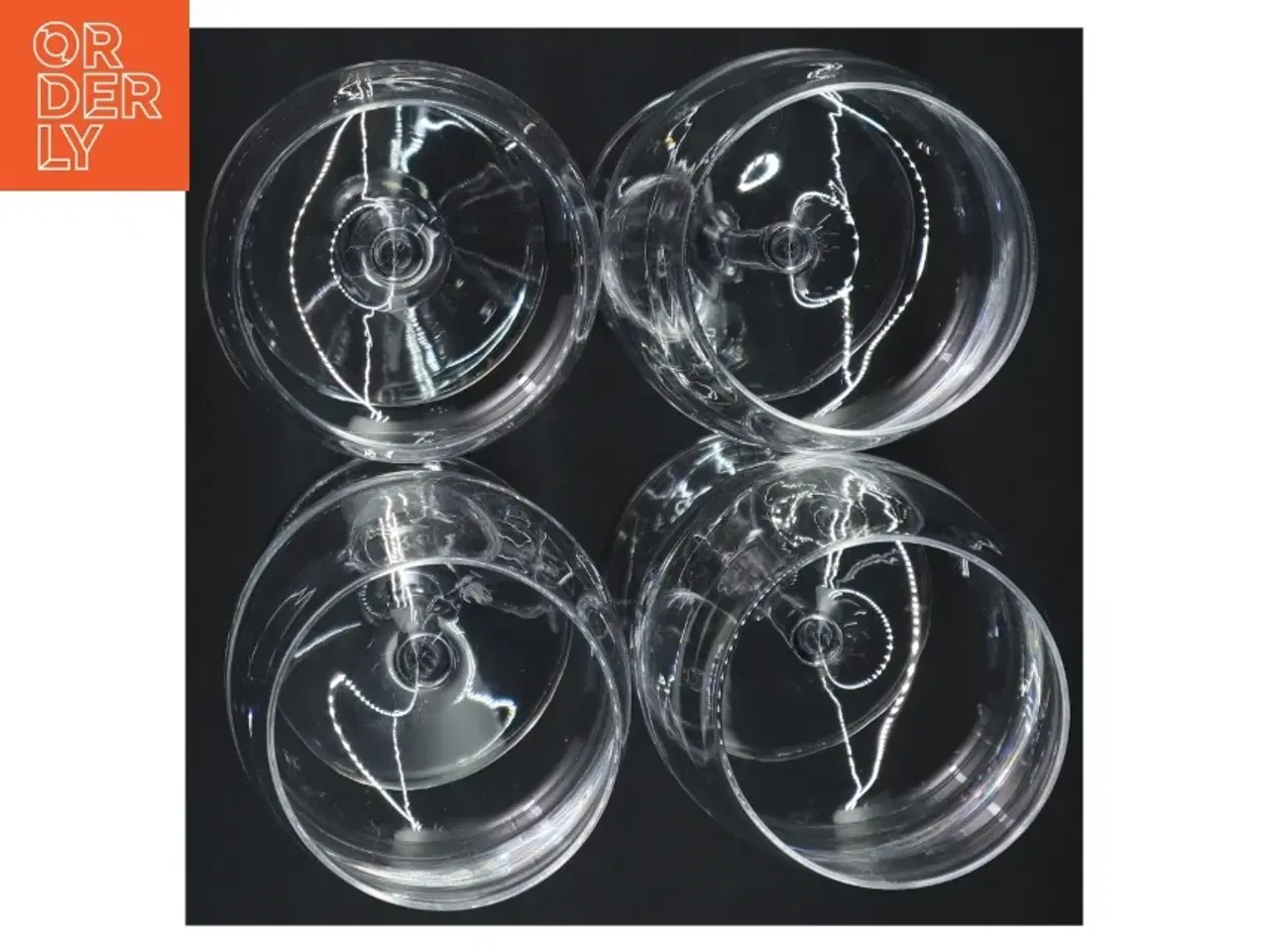 Billede 3 - Hvidvinsglas (4 stk) fra Lyngby glas (str. 21,5 x Ø6,5 cm)