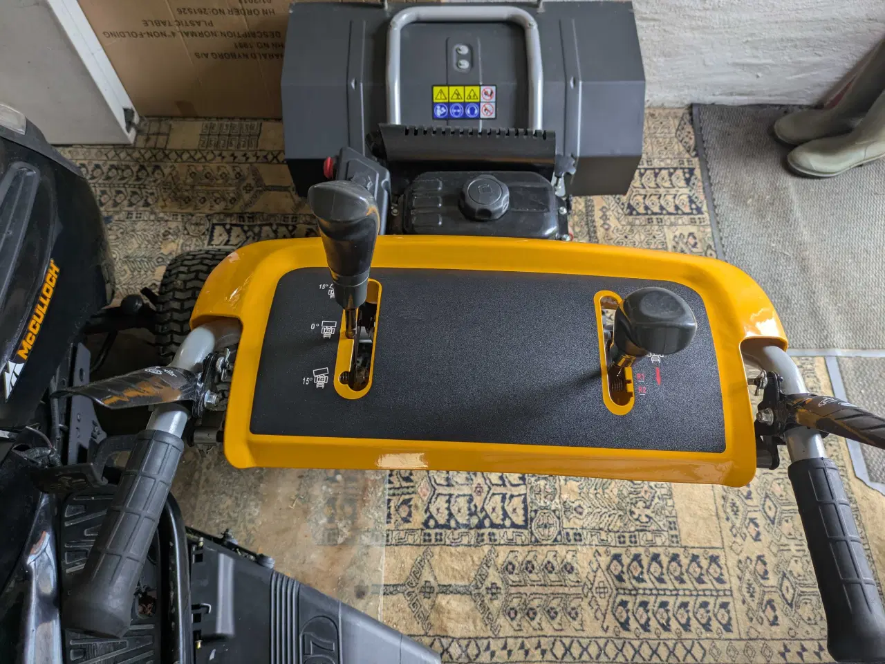 Billede 4 - Fejemaskine+opsamler+sneblad