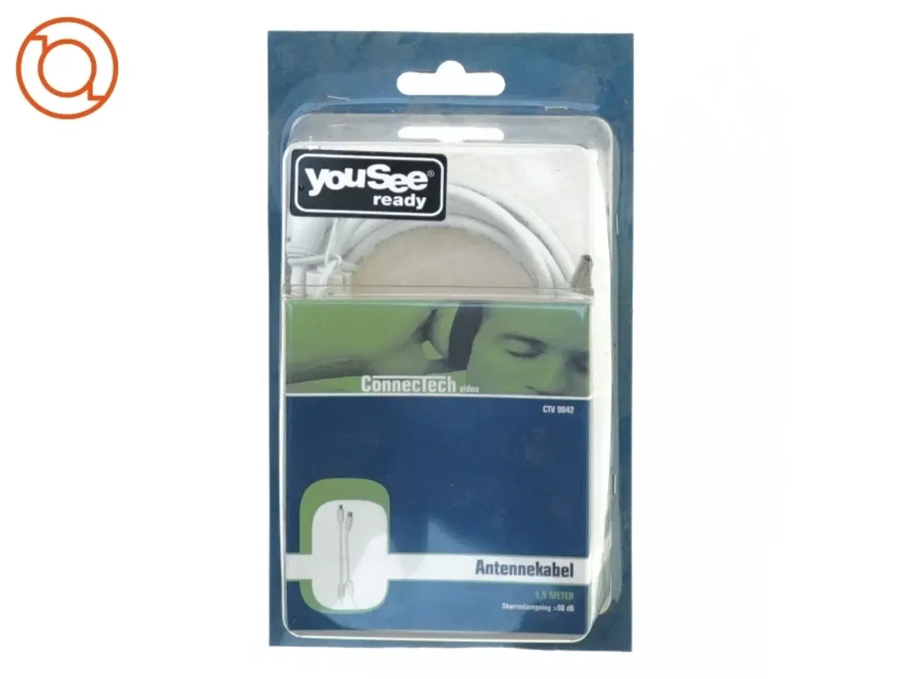 Billede 1 - Antenne kabel fra Yousee (str. 20 x 12 x 6 cm)