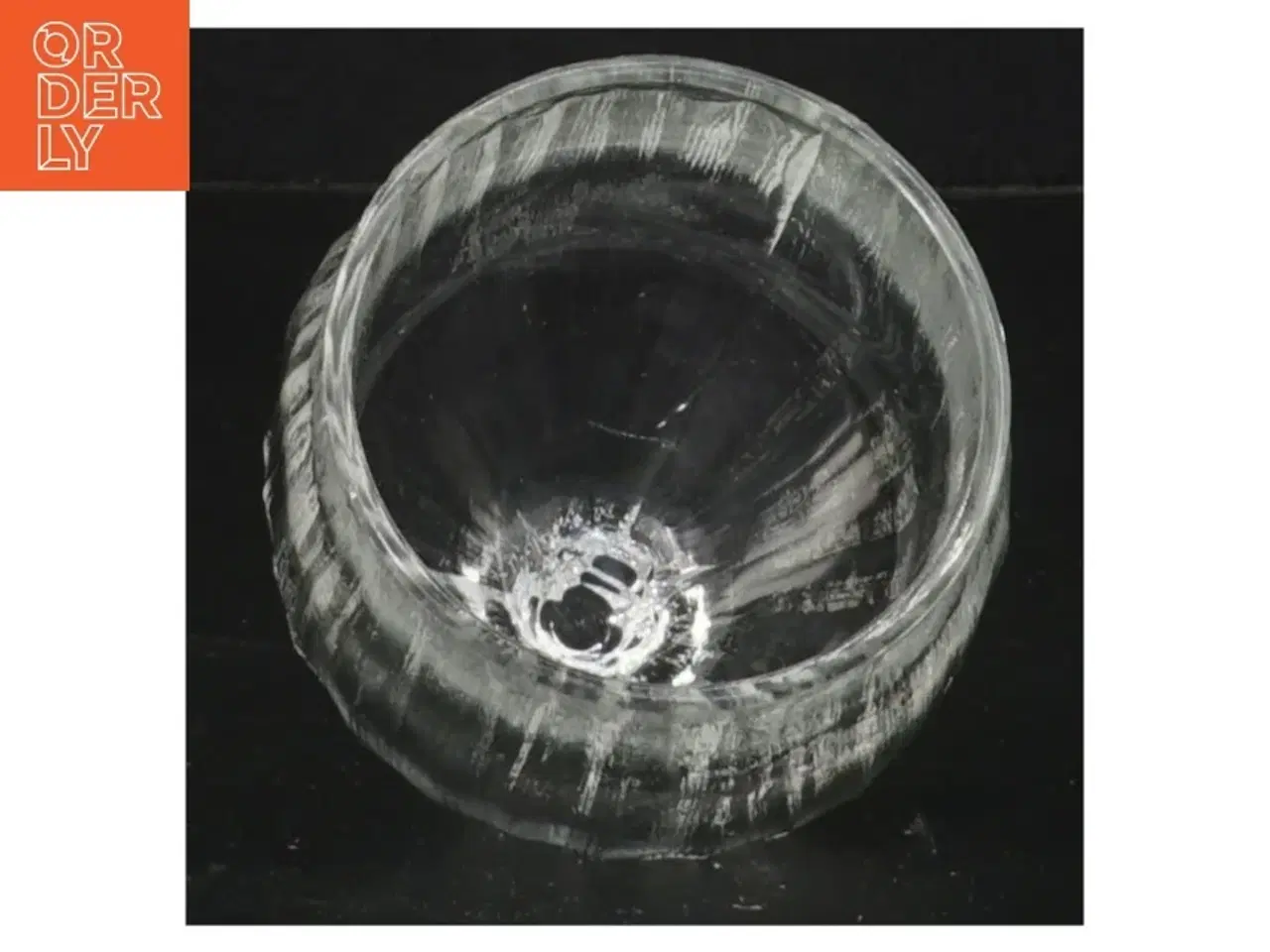 Billede 2 - Glas osteklokke med bakke (str. 10 cm)