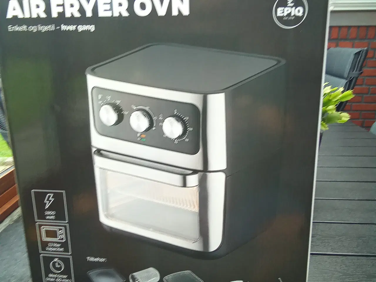 Billede 2 - Airfryer m/rotisseri 12 ltr ny