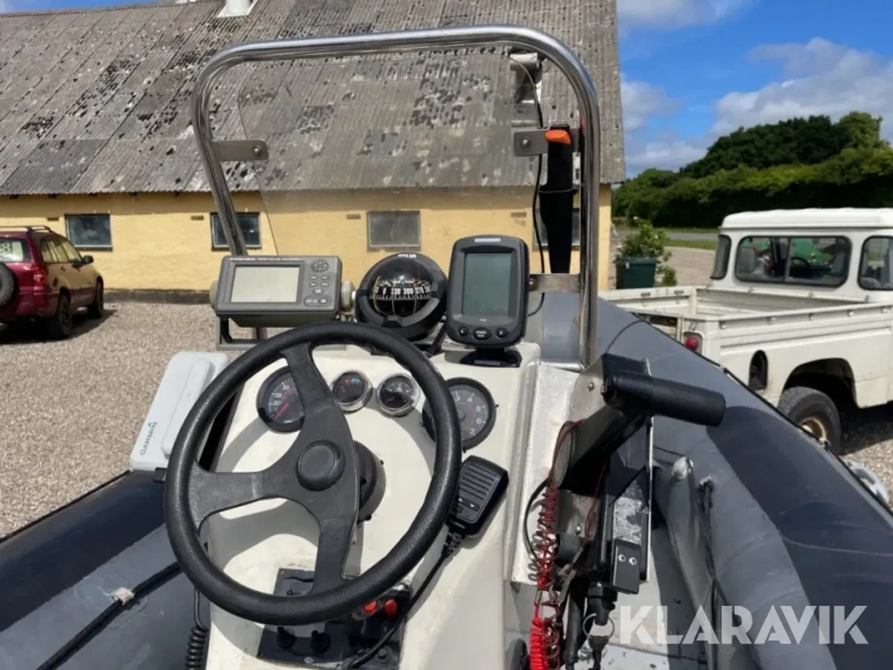 Billede 10 - Rip båd med styrepult og trailer Avon W530