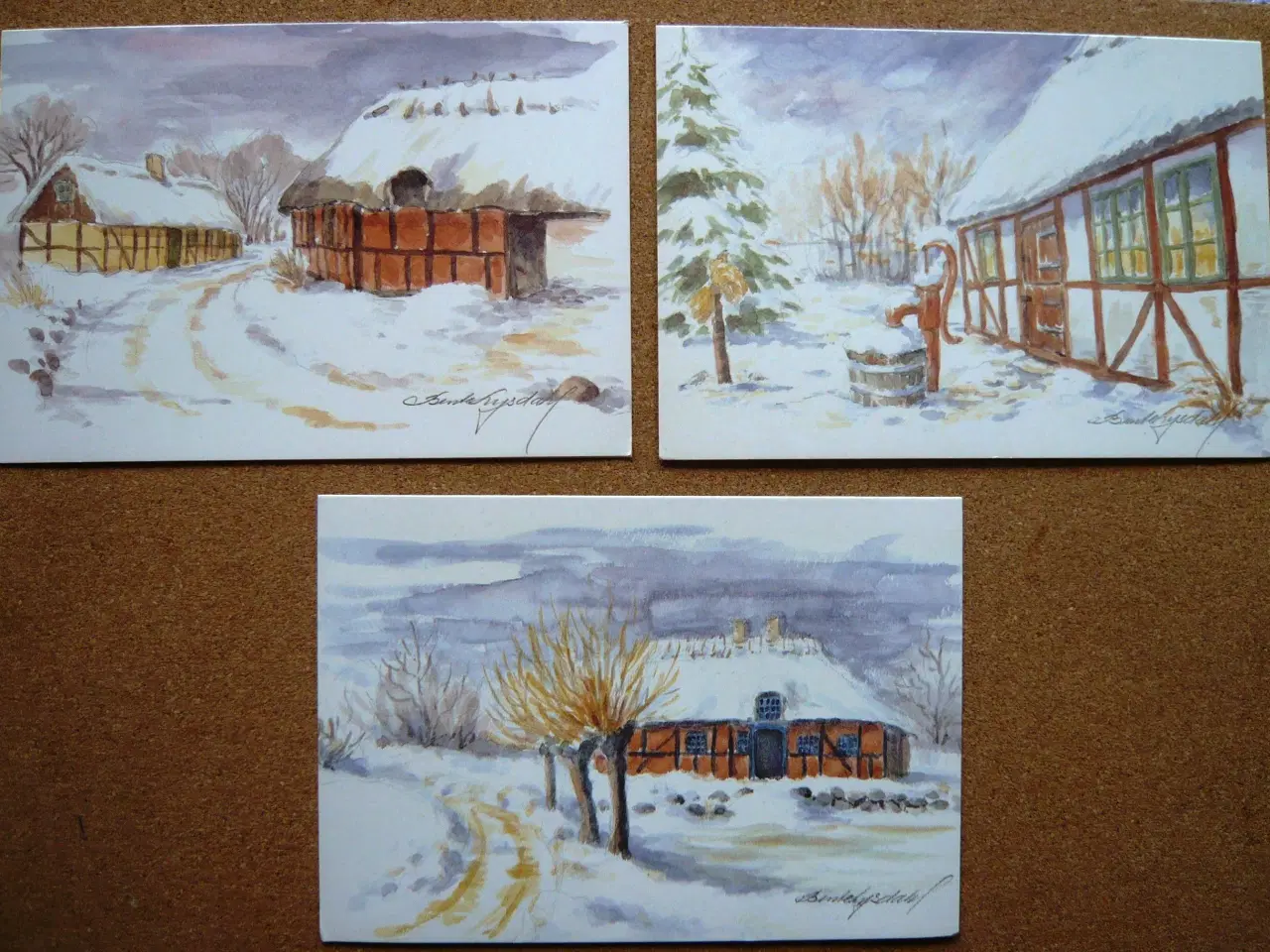Billede 1 - 3 ubrugte julekort 