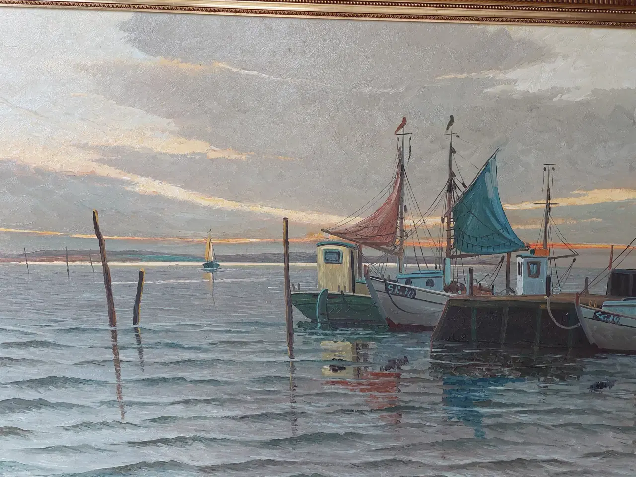 Billede 2 - ERIK YTTING ( 1921-2000) oliemaleri