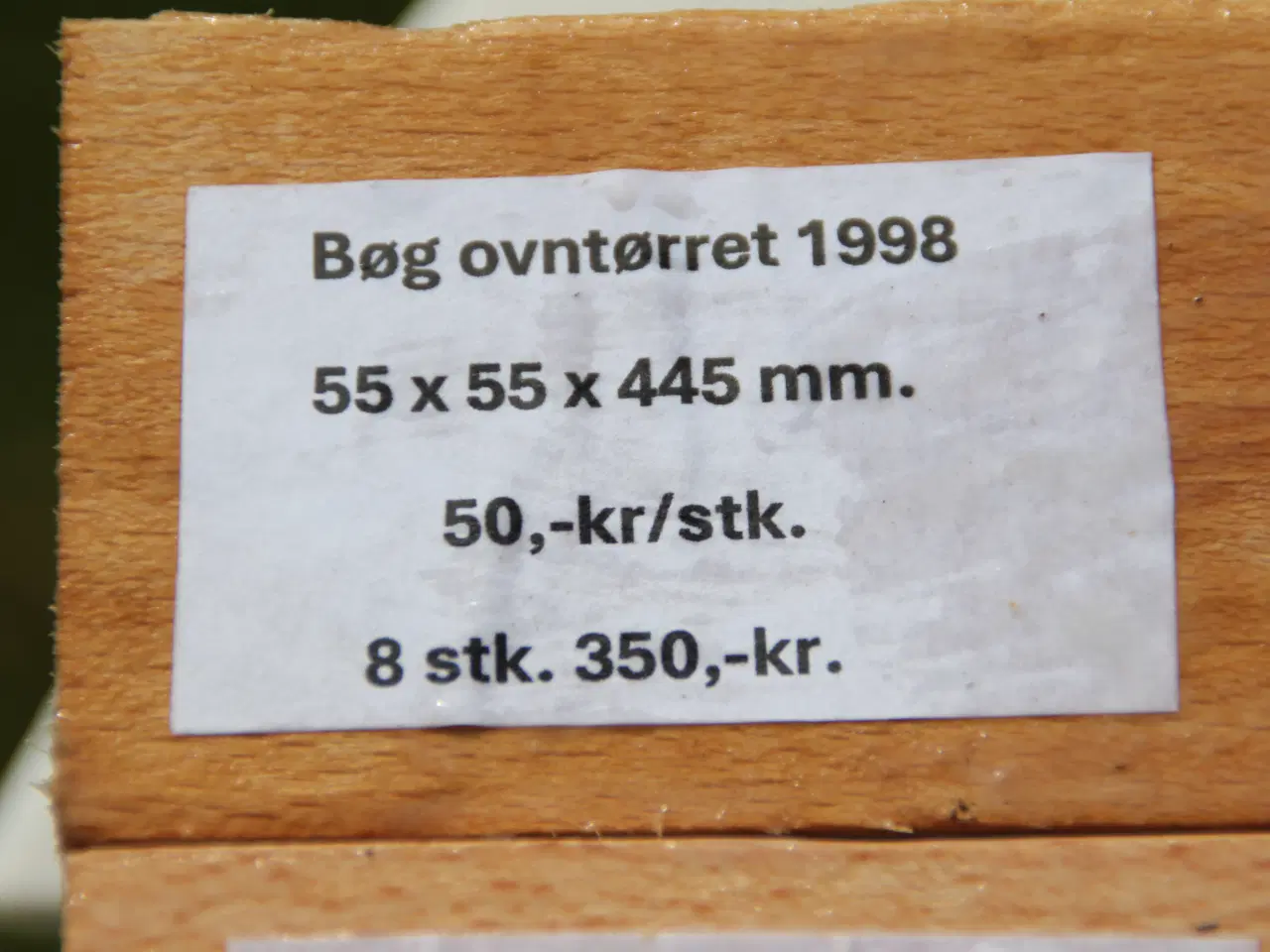 Billede 3 - Bøg ovntørret stave