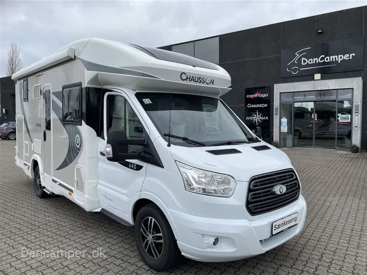 Billede 1 - 2019 - Chausson Titanium 640   Masser af plads, Ford 170 hk. med automatgear.  alufælge, dobbelt el-sænkeseng