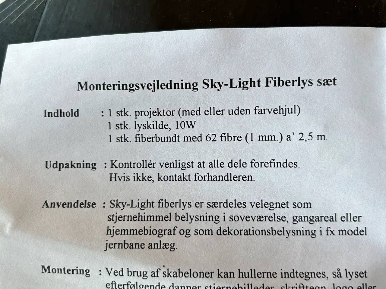 Billede 2 - Fiberlys - 2 sæt