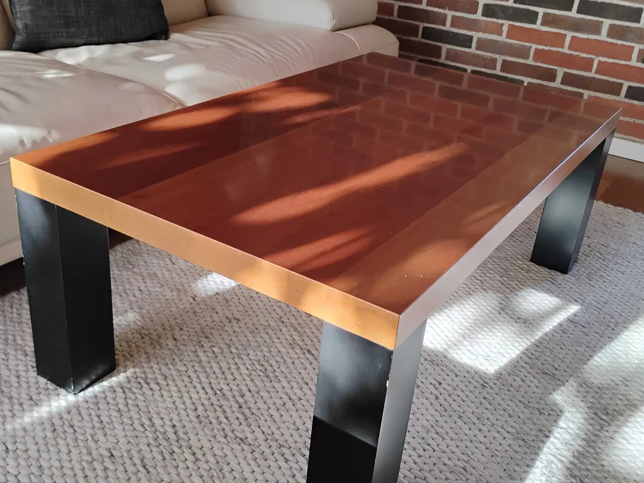 Billede 2 - Rustikt sofabord i kirsebærtræ