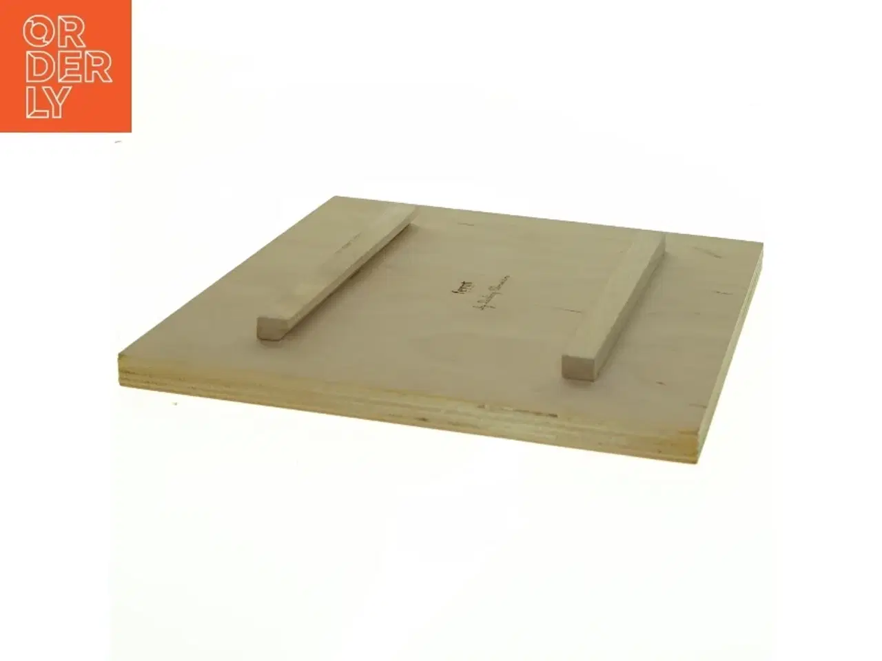 Billede 2 - Illustreret træbillede fra Ferm (str. 25x25 cm)