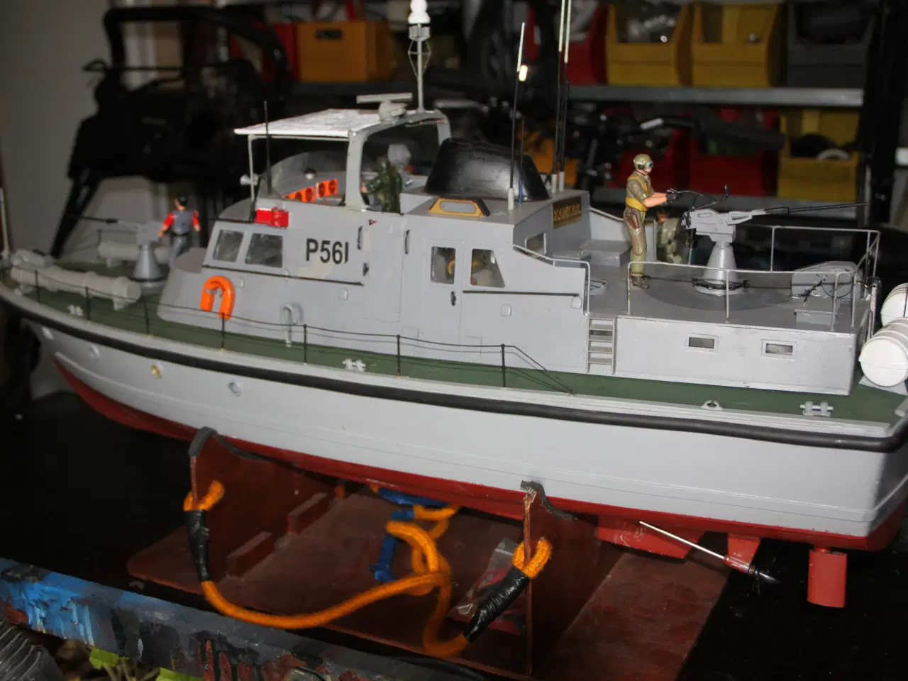 Billede 10 - Fjernstyret båd, Model Slipways KAWKAB, 1:20