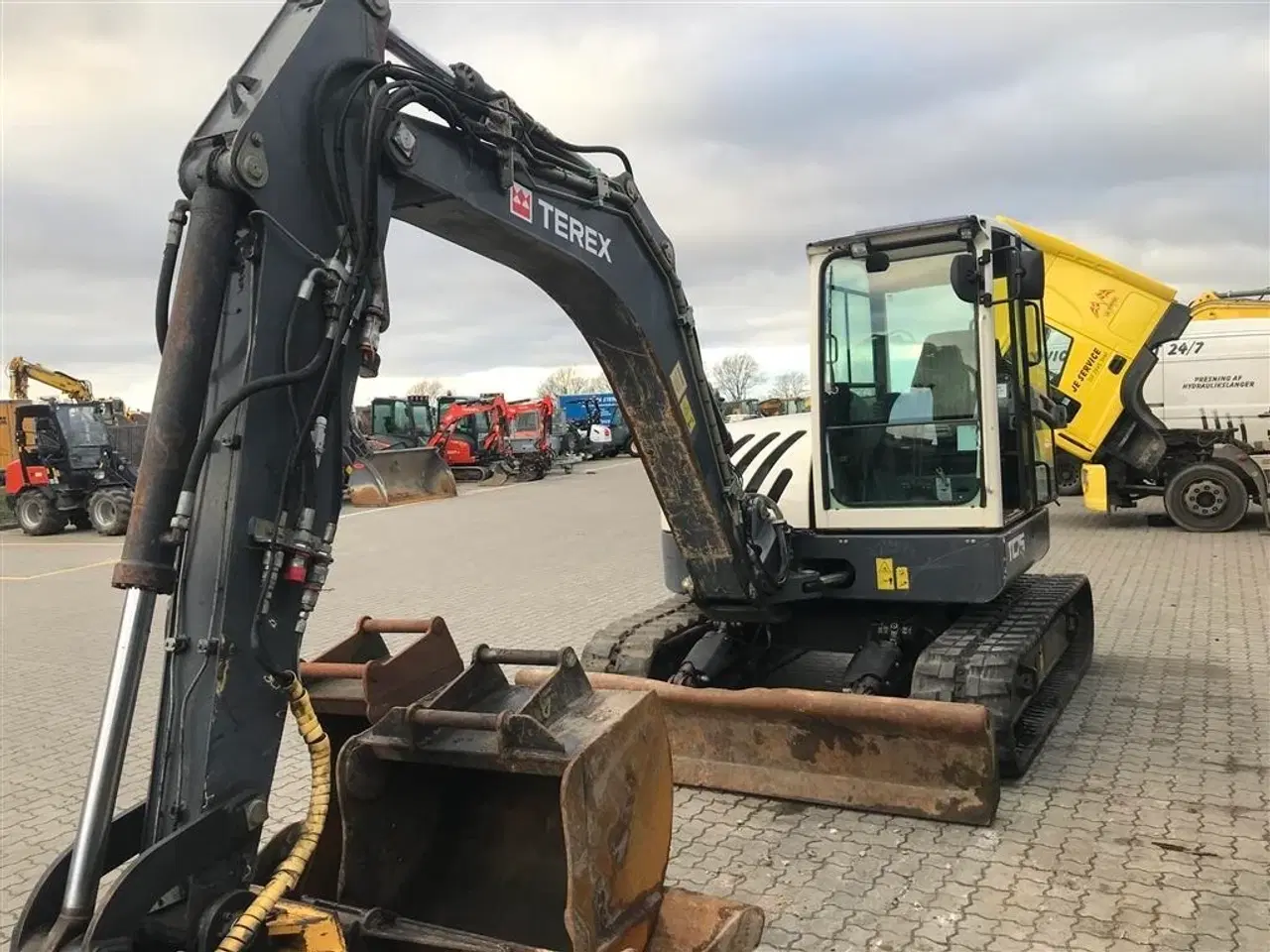 Billede 7 - Terex TC 75 Engcon rotortilt